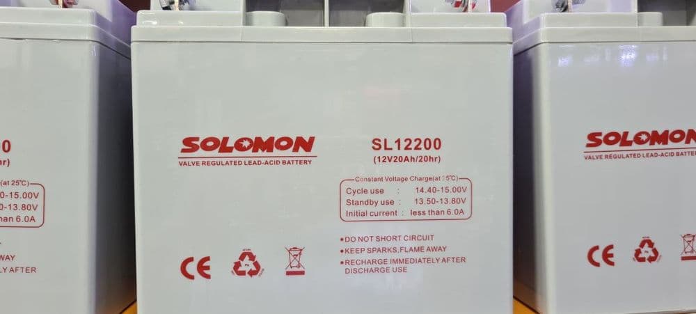 Новые Аккумуляторы Solomon 12V-7.2A 12V-8А/ 12V-9A / 12V-12A / 12V-20A — 6
