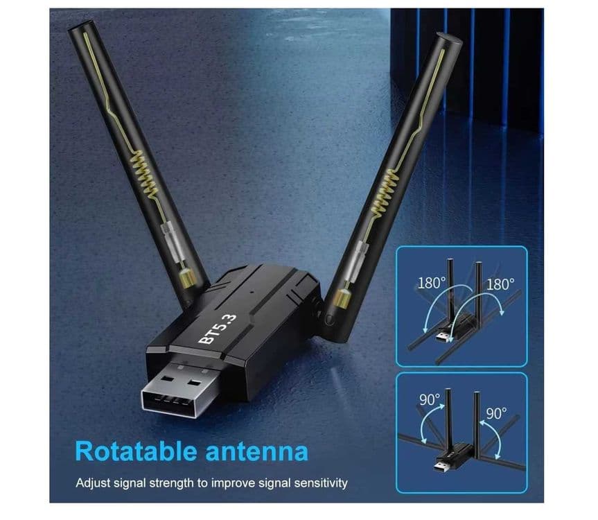 Bluetooth адаптер v5.3 (150 метров) — 2