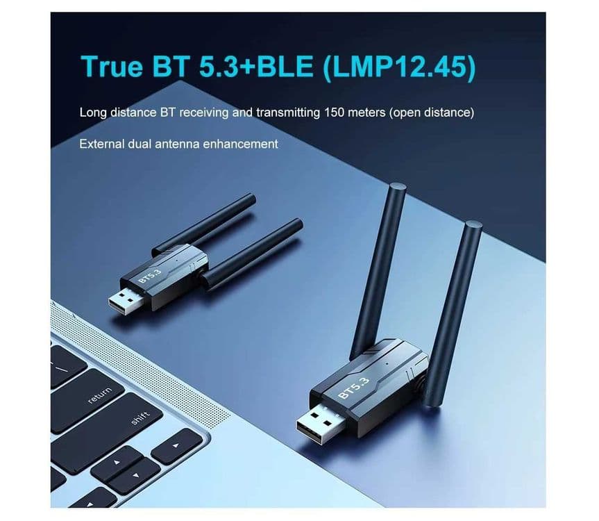 Bluetooth адаптер v5.3 (150 метров) — 5