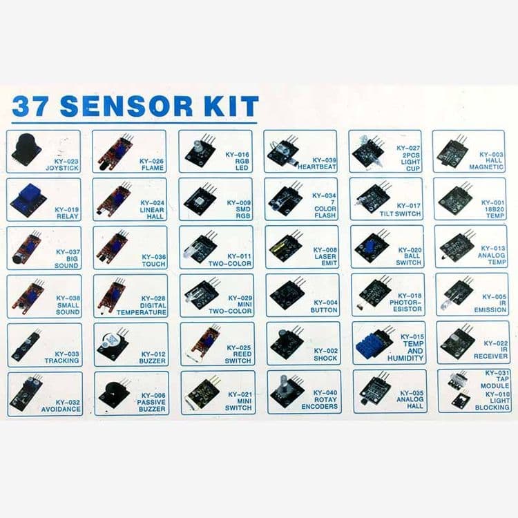 Arduino sensor kit Набор датчиков для АРДУИНО 37 в 1 — 1