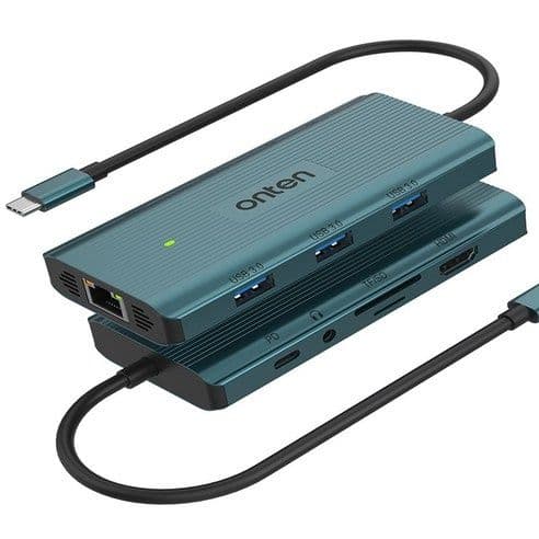 Onten Hub 10 in 1 Otiginal. переходник. док станция. ест Доставка — 3