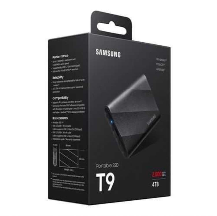 SSD HARD Samsung T9 4tb — 2