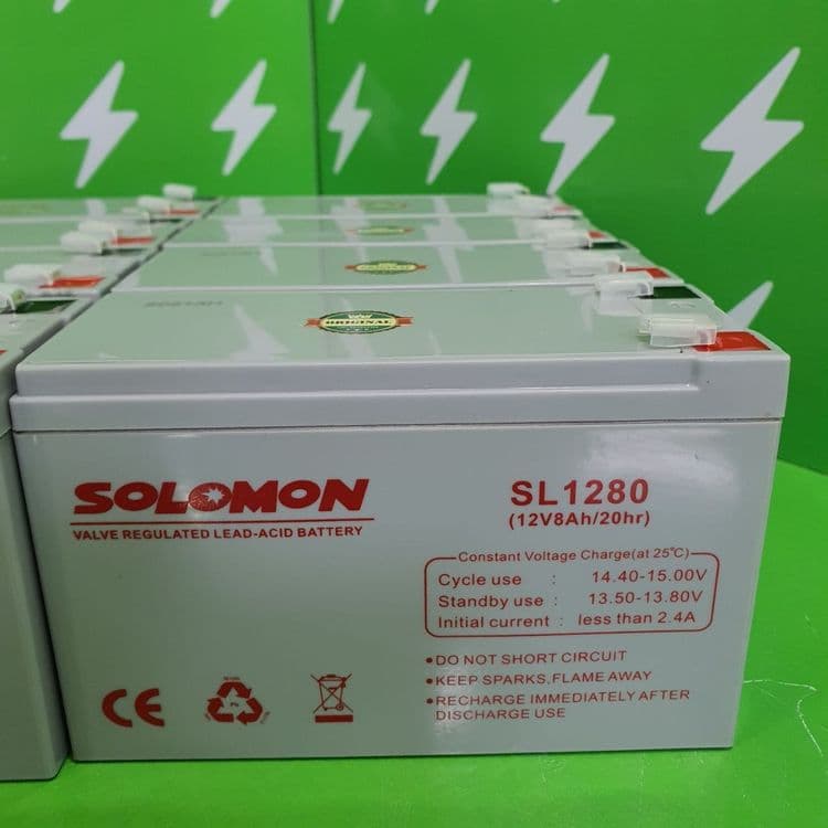 Аккумуляторы Solomon 12V-7.2A 12V-8А/12V-9A/12V-12A/12V-20A ORIGINAL! — 3