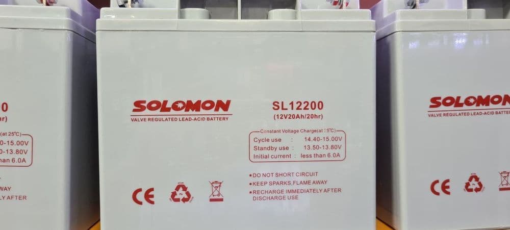 Аккумуляторы Solomon 12V-7.2A 12V-8А/12V-9A/12V-12A/12V-20A ORIGINAL! — 6