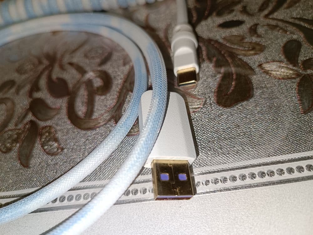 Usb cable coiled type c — 2