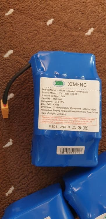 Гироскутер Аккумулятор 36V 4400mA Гироскутер учун — 6