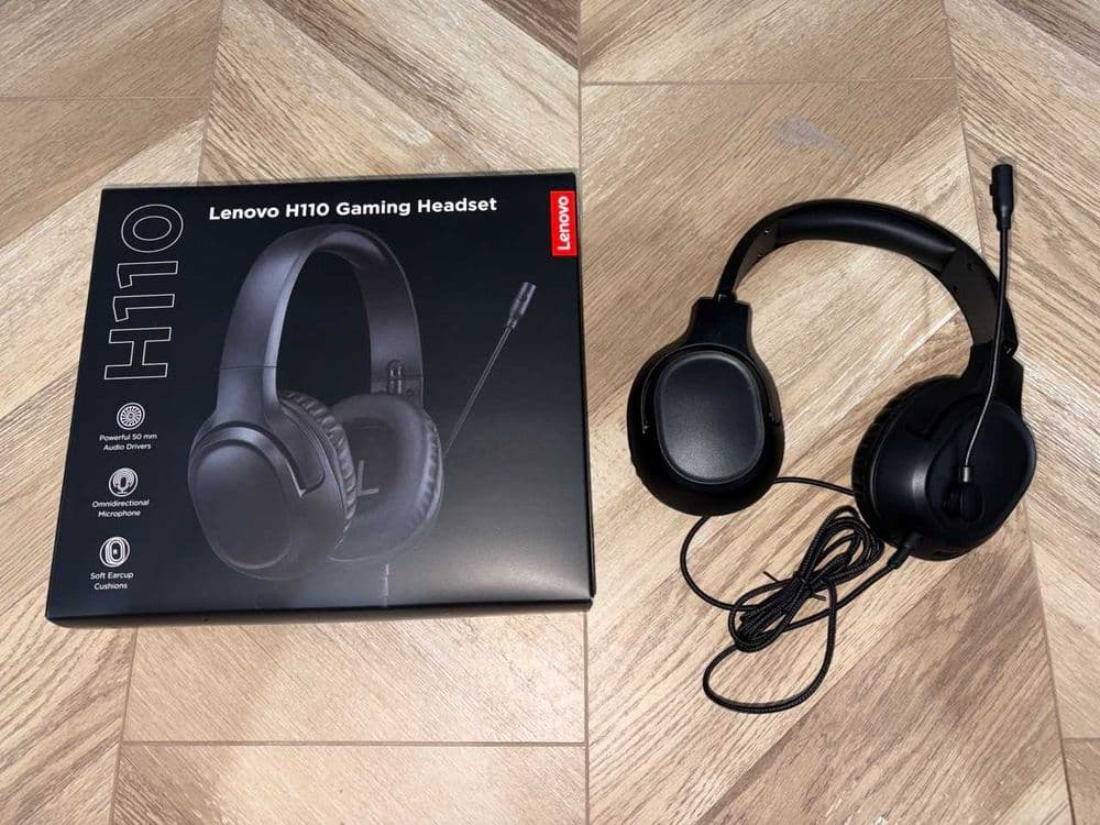 Продам игровую гарнитуру Lenovo H110 — 1