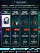 LENOVO gʻaming naushniklari