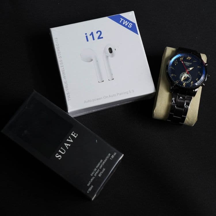 Dior Sauvage, Tisot soat, Airpods i12 — 1