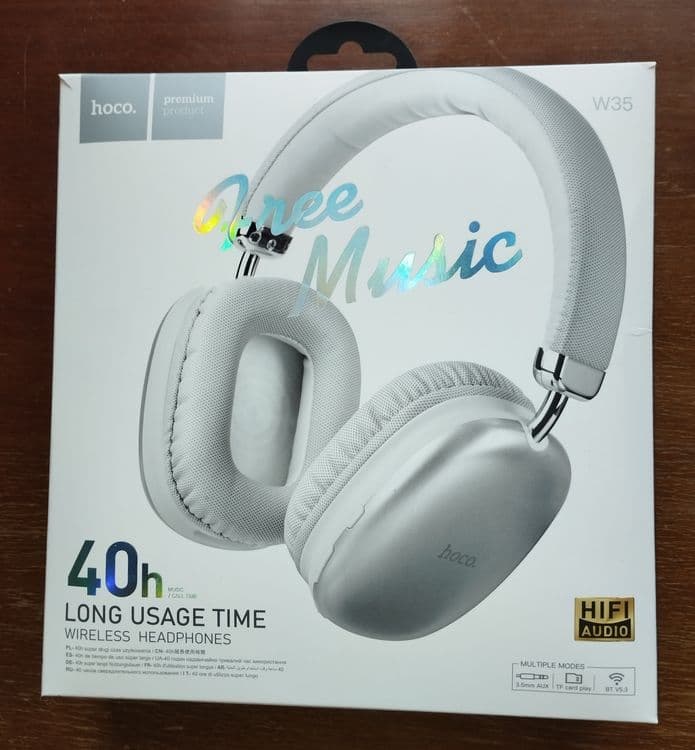 Накладные блю тус наушники hoco w35 premium — 1