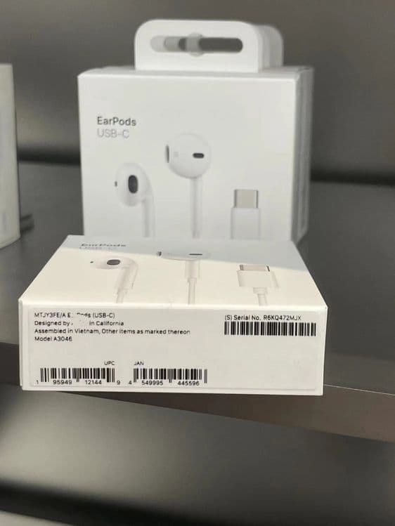 Apple Earpods new (Type C) 15Pro vs 15 Promax (оптом) — 3