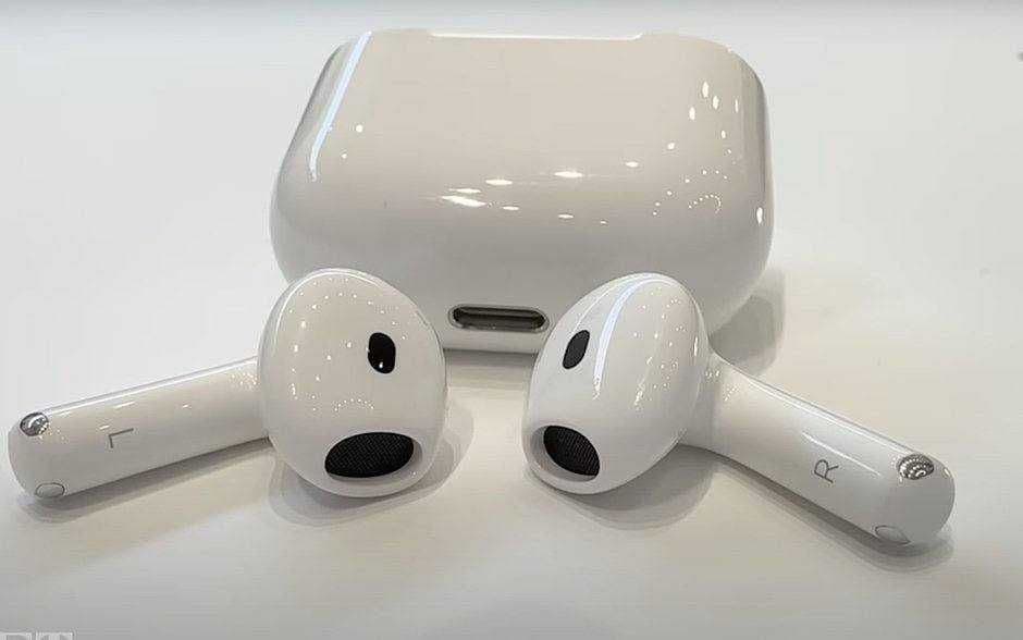 наушники airpods 4 без кейса простые оригинал