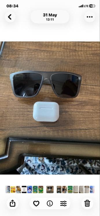 Airpots pro naushnik qora achki sotiladi — 1
