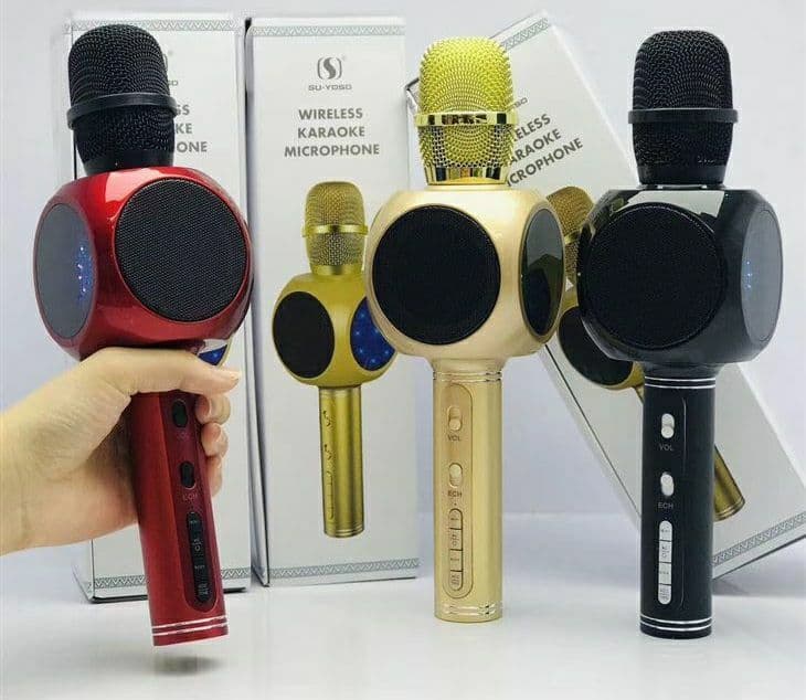 БЕПУЛ Доставка. Колонка-Микрофон Magic karaoke (Bluetooth,USB,TF,AUX) — 1