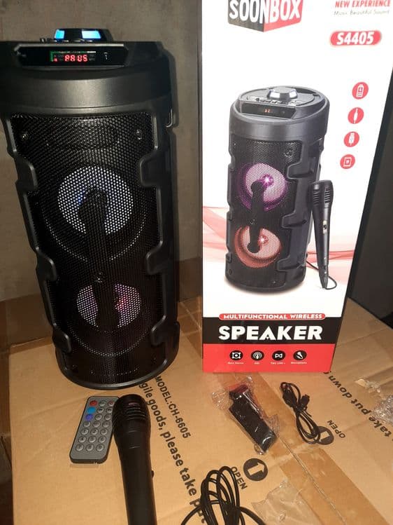 БЕПУЛ Доставка,Новые Блютуз Караоке Колонка
Soonbox Колонка + микрофон — 3