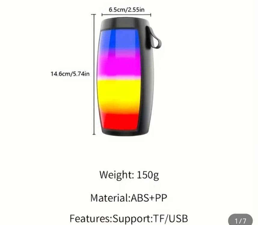 Колонка  цветная с поддержкой usb, sd — 3