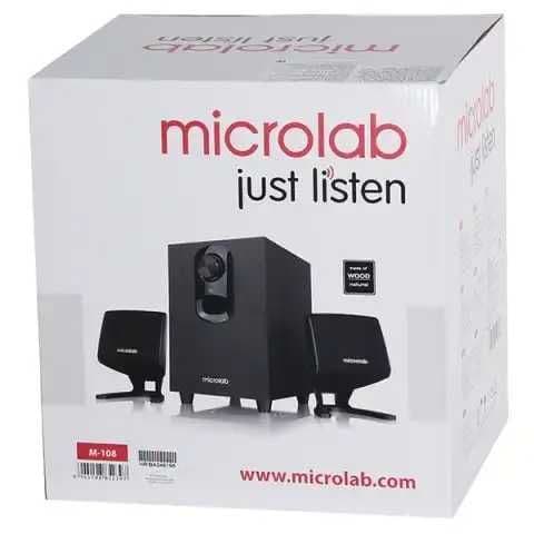 Колонка Microlab M108BT с сабвуфером и Bluetooth! Гарантия — 2