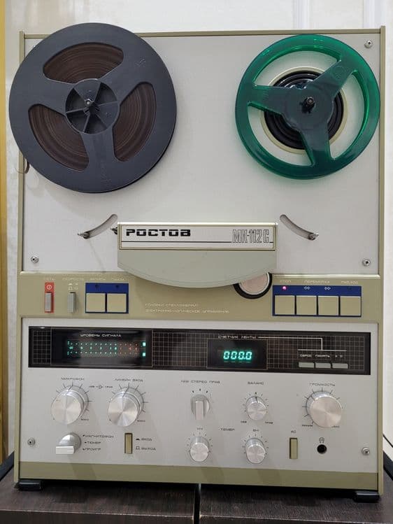Катушечный магнитофон Ростов МК-112С, 1991 год. — 1