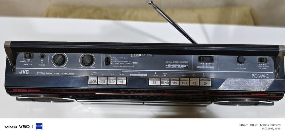 Японский 2 х кассетный магнитофон JVC — 4