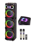 MT-1289 kuchli portativ kalonka, LED  va 2 ta  mikrofon bilan A12