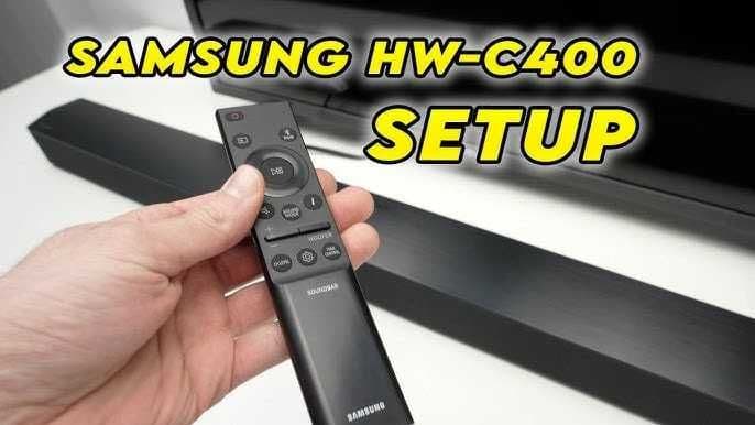 Samsung Soundbar Саундбар серии Essential B HW-C400 чёрный — 2