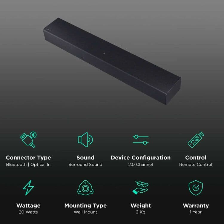 Samsung Soundbar Саундбар серии Essential B HW-C400 чёрный — 6