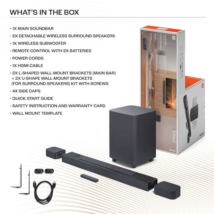 Саундбар JBL Bar 800 Dolby Atmos 5.1.2 Ch. 720W (Новинка 2022) — 6