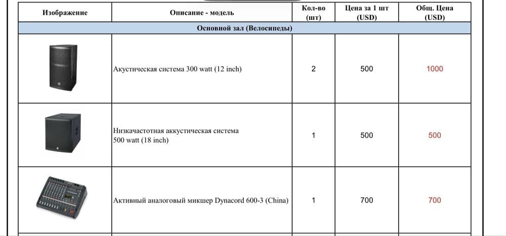 Аккустическая система , колонки и микшер — 2