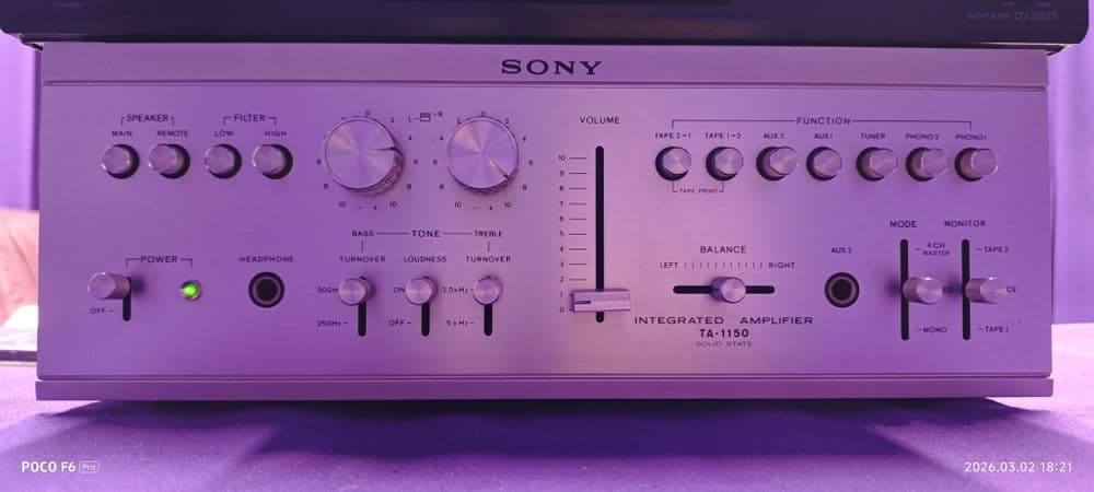 Усилитель SONY TA-1150 в идеально состоянии — 8