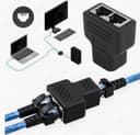 Развивитель сетевой разъем RJ45 2в1 LAN доставка