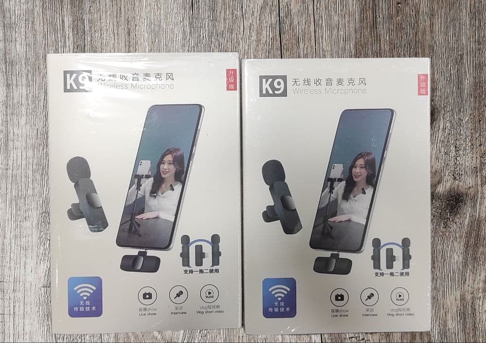 Микрофон петличный Wireless Microphone K8-K9 беспроводной yengi новый — 1