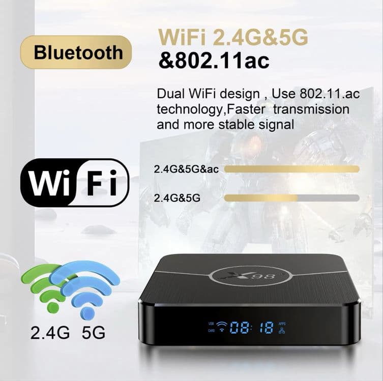 X98 plus android tv box, Х98 plus андроид тв бокс, приставка — 4