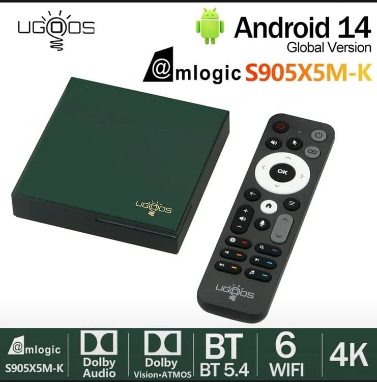 Ugoos X4 android smart TV box — 4