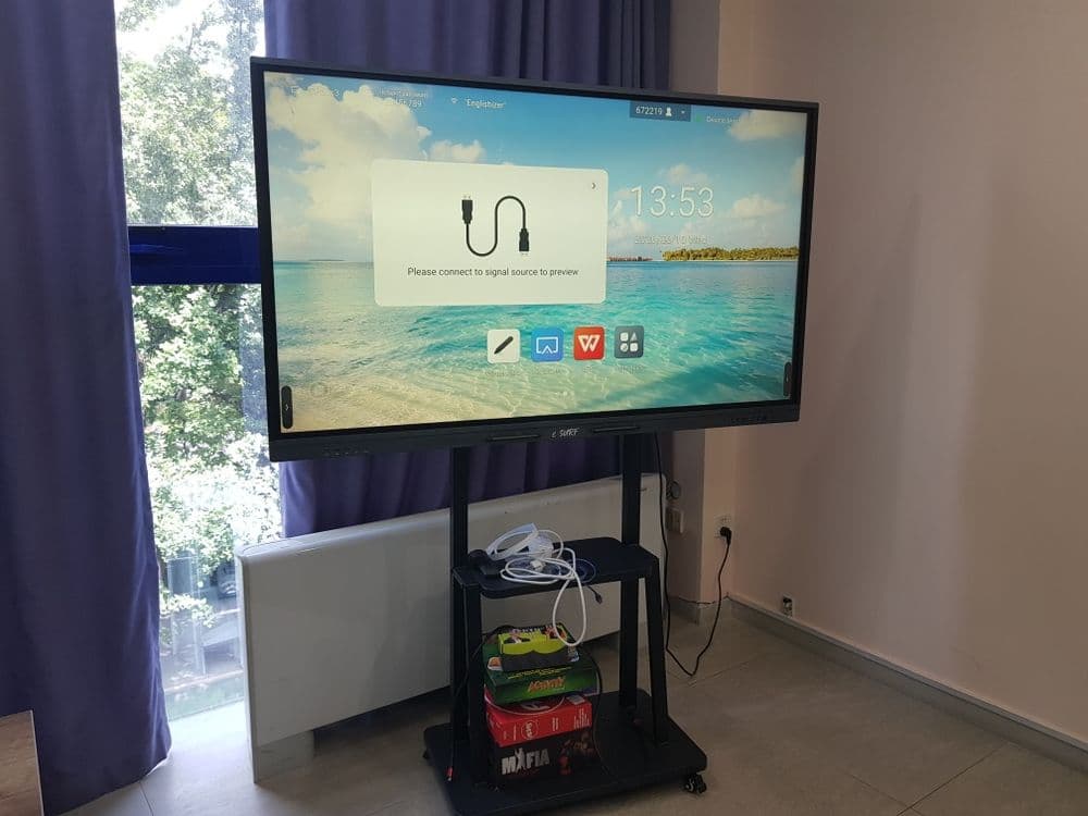 Интерактивная панель e-SURF 65" с мобильной стойкой — 2