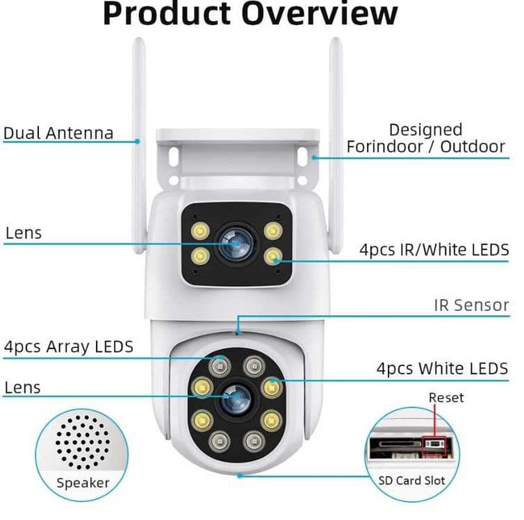 IP камера для дома Gadinan PTZ IP Camera A30 8MP 4K — 2