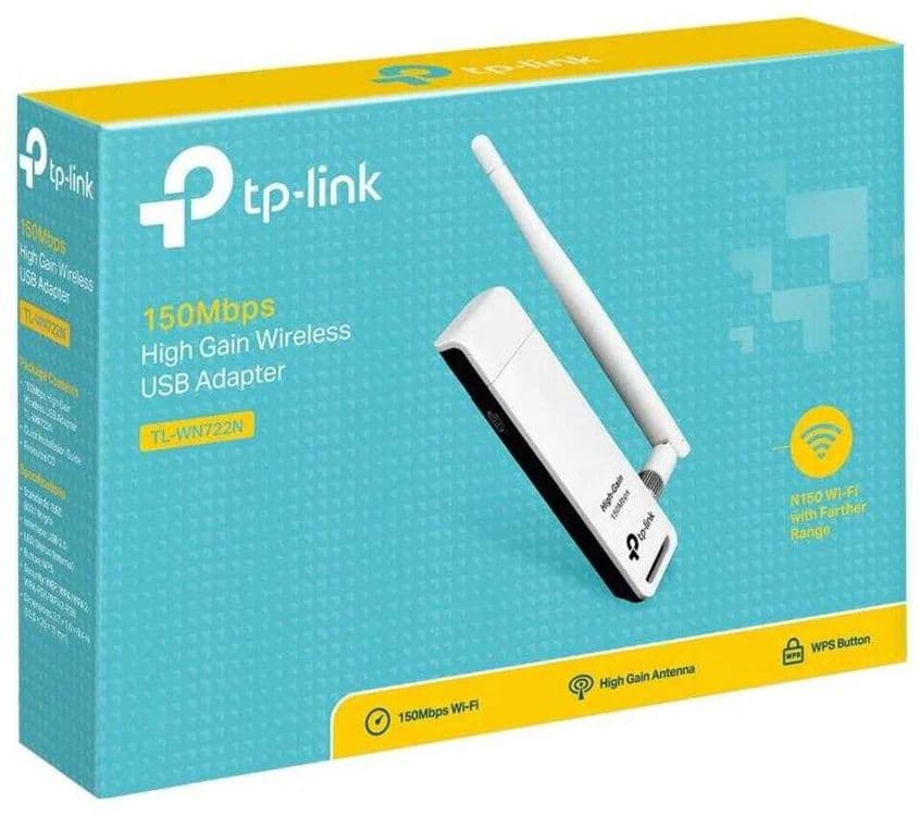 Wi-Fi адаптер TP-Link WN722N – мощный USB адаптер 150Mbps с антенной — 1