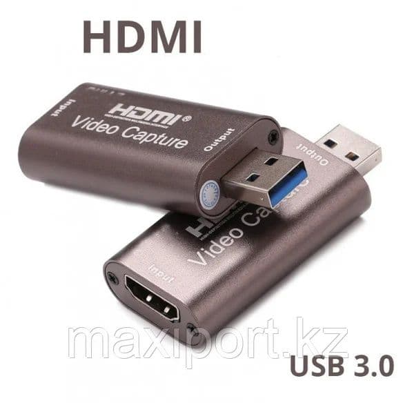 Карта видеозахвата USB 3.0 4К 60 FPS / карта видео захвата и стриминга — 1