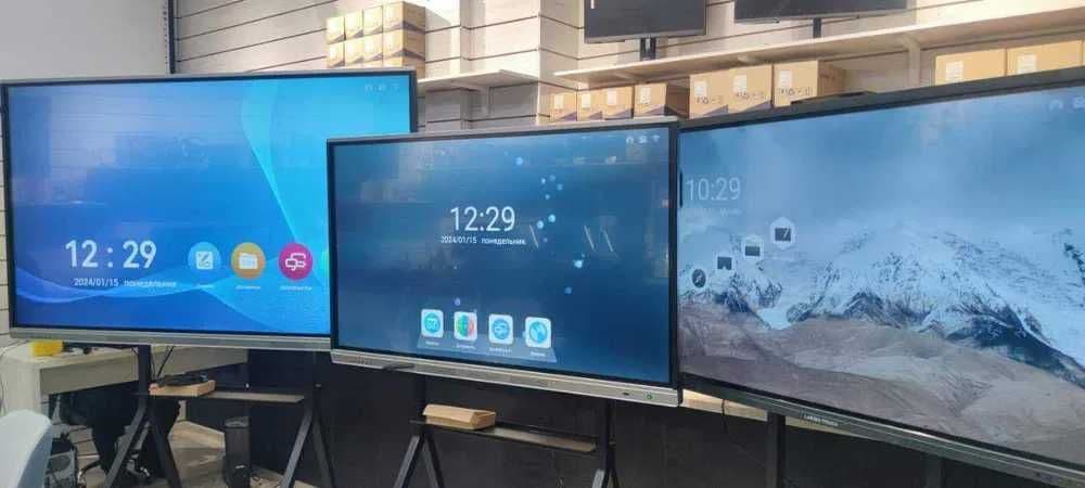 Интерактивная сенсорная панель доска 75 i7/8gb/256ssd/4k + ношка — 1