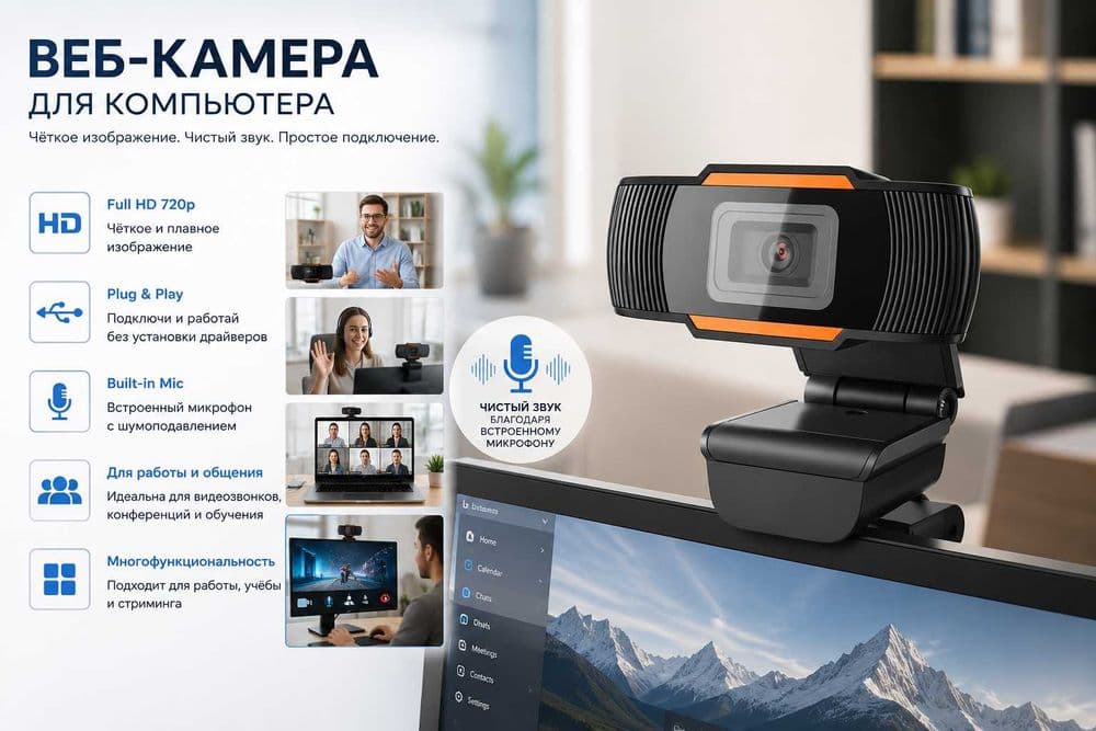 Logitech | Rapoo | Веб камера | ВКС камера | Оптом цене | Veb kamera |