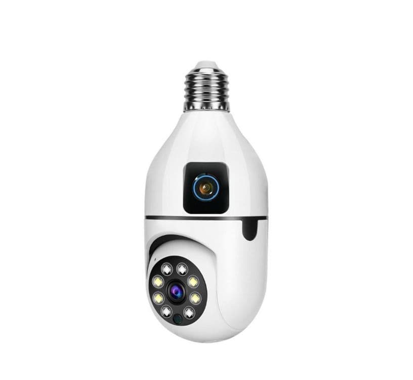 Видео наблюдение Wifi видеокамера, радионяня, 360,лампочка lamp патрон — 2