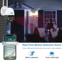 4G поворотная IP-камера наблюдения PTZ outdoor dome camera kamera SIM