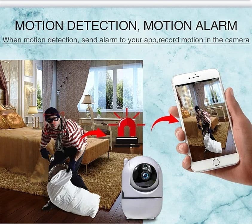 Доставка бесплатная Камера безопасности Wi-Fi 1080P HD! — 4