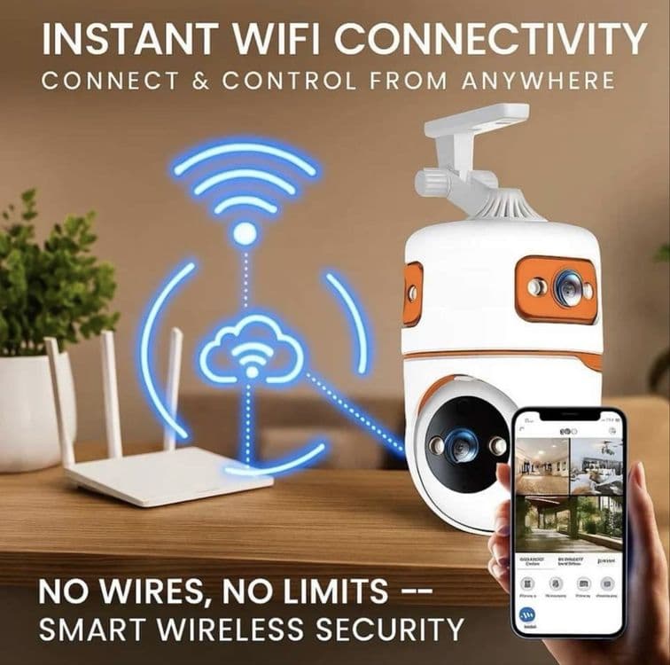 Wifi kamera ptz camera dual smart kamera — 3