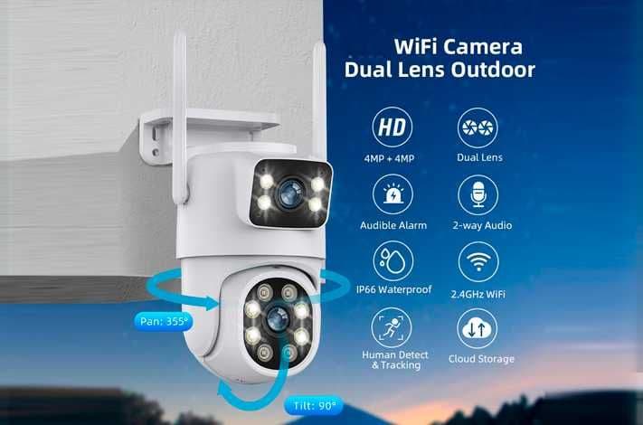 Камера наблюдения с солнечной панелью 4G СУПЕР ЦЕНА kamera hikvision — 3