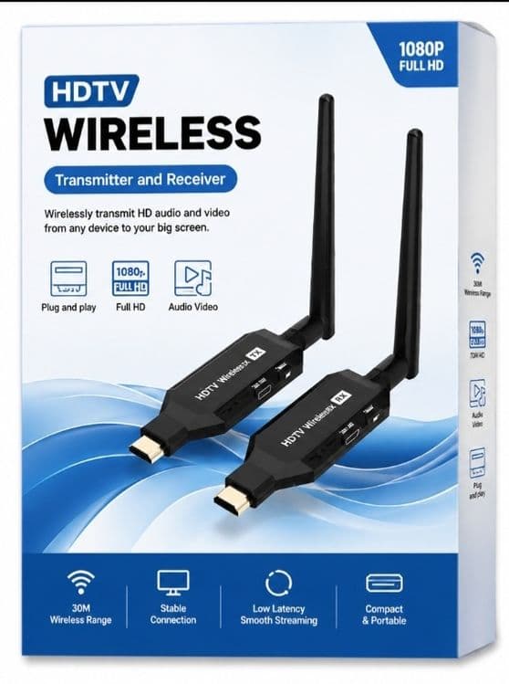 Hdm sim siz  ulanadi HD kabel siz ishlaydi 50m — 1