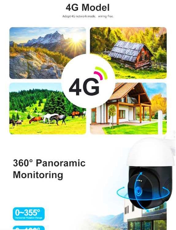 4G Kamera Smart Camera Наружная камера  камера со слотом для сим карты — 2