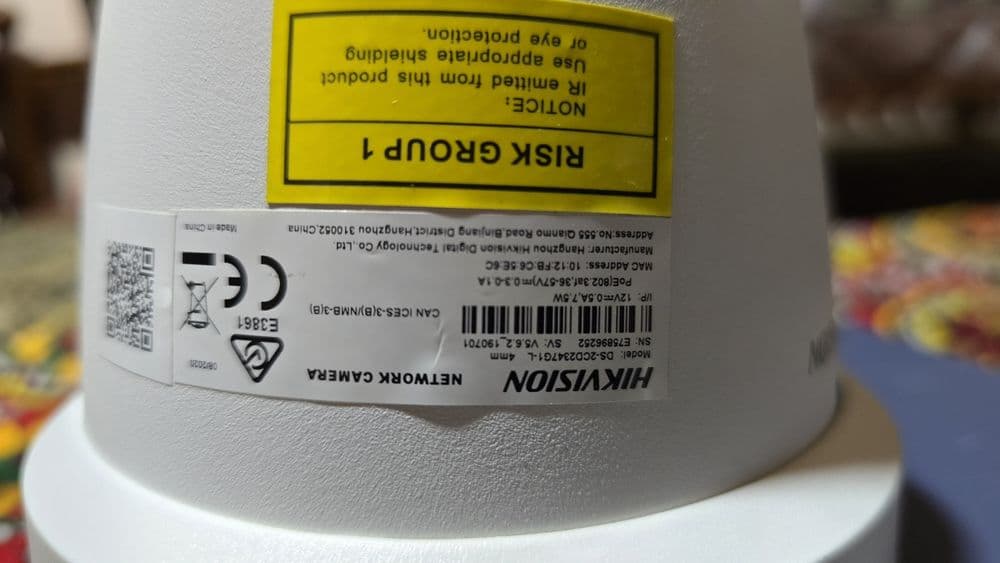 Hikvision DS-2CD2347G1-L camera — 1