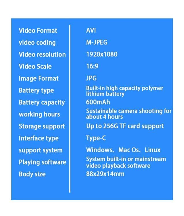 Цифровая камера FHD 1080P. Видеорегистратор ночного видения. 2026г — 8
