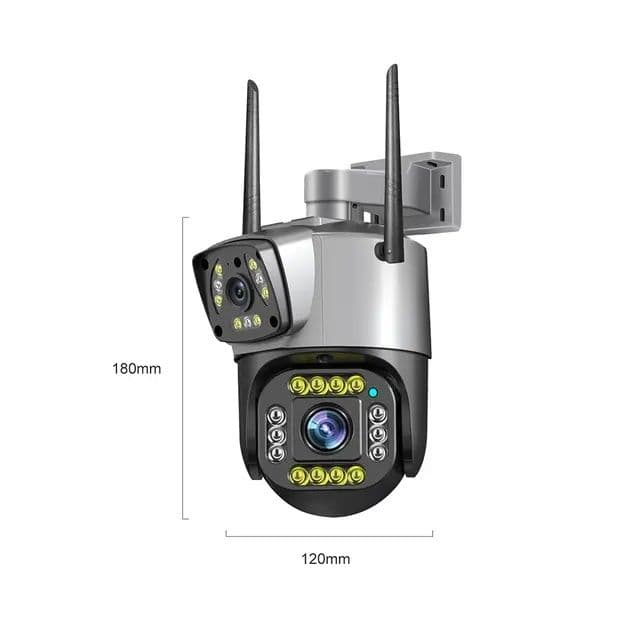 Wi-Fi двойная Камера наблюдения + UPS аккумулятор. Новый. — 3