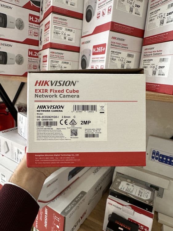 Hikvision IP камера видеонаблюдения пачка сигарет kamera videokuzatuv — 3
